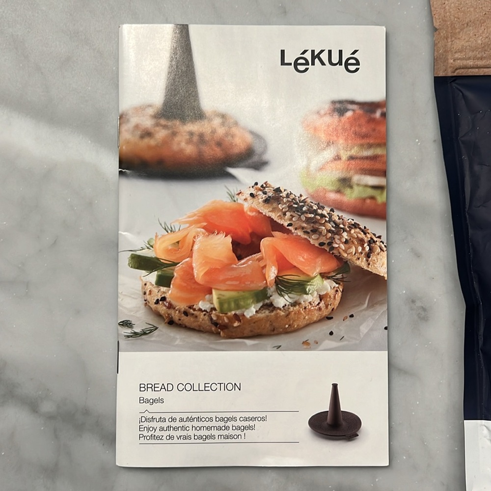 Lekue silicone bagel making set. Instructions. Two packages of Legit bagel mix! - Picture 2 of 7